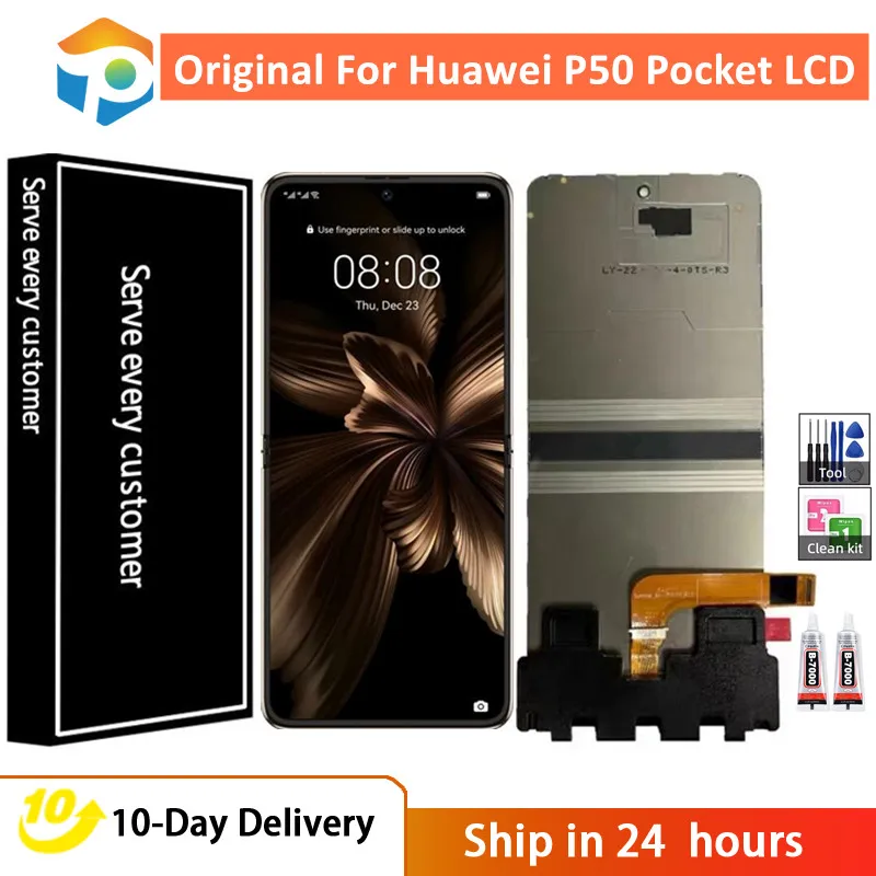 Nuovo Test Originale Al 100% Aaa Per Huawei P50 Pocket Lcd Display P50 Pocket Folding Screen Assembly Strumenti Gratuiti Da 6.90 Pollici