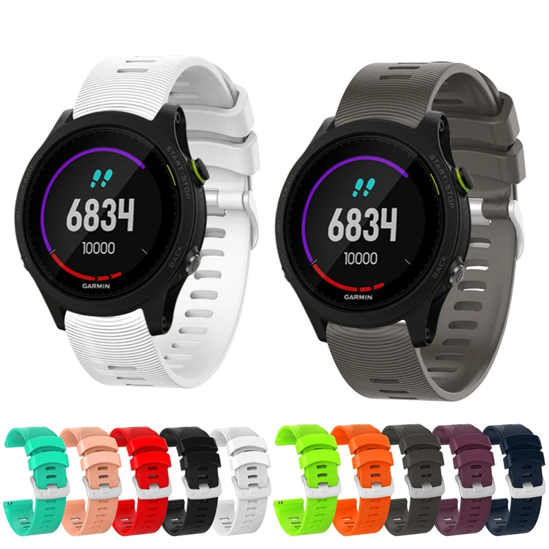Cinturino Sportivo Colorato Per Garmin Forerunner 245 245M 645 Music Vivomove 3/Music Cinturino In Silicone Intelligente