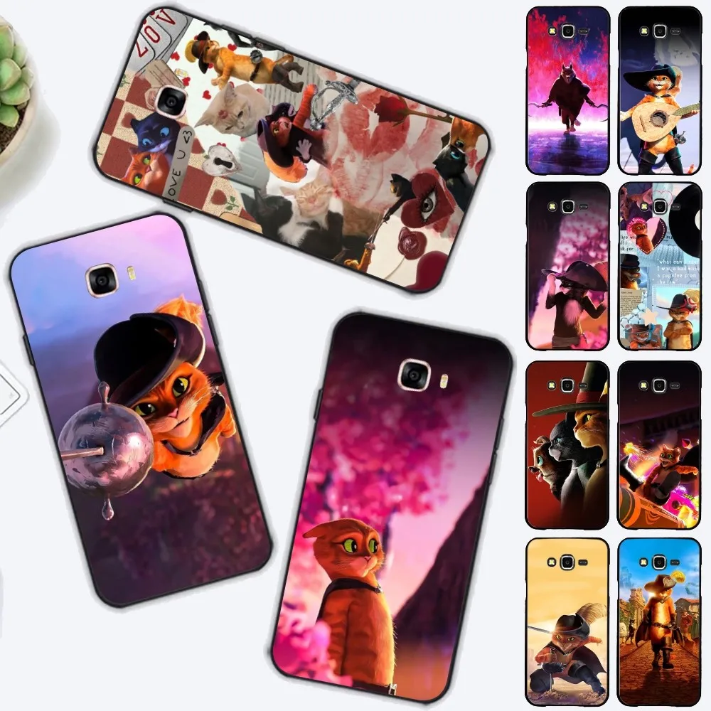 Custodia Per Telefono Disney Puss In Boots Per Samsung J 7 Plus 7Core J7 Neo J6 Plus Prime J6 J4 J5 Cover Per Cellulare