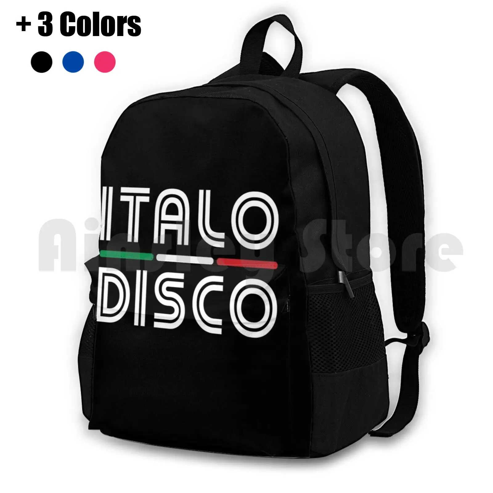 Italo Disco Outdoor Escursionismo Zaino Impermeabile Campeggio Viaggio Italo Discoteca Italodisco Retro 80S Eurocorda Italia Italo Music