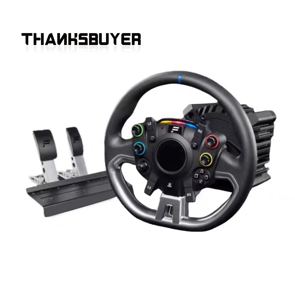 Volante Originale Dd Pro 5Nm 8Nm Base Ruota Motrice Diretta Set A Due Pedali Per Fanatec Gran Turismo
