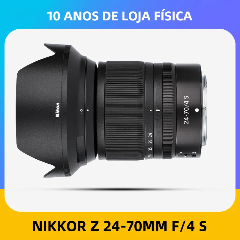 Obiettivo Zoom Standard Nikon Nikkor Z 24-70Mm F/4 S Per Fotocamere Mirrorless Nikon Z