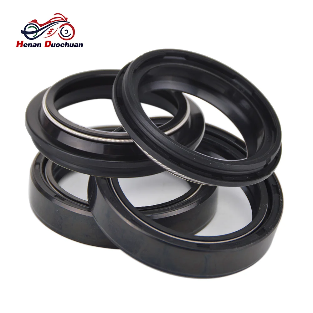43 X55X11 Moto Forcella Anteriore Parapolvere E Paraolio Per Yamaha Aprilia Ducati Honda Ohlins Agusta Triumph Yamaha Bwm Damper # G