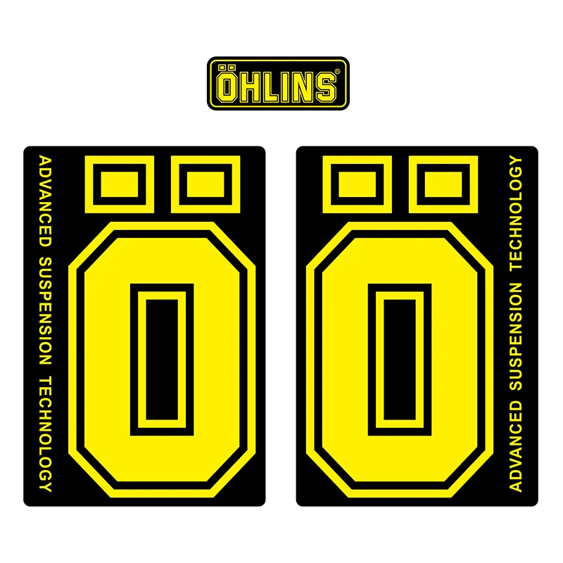Decalcomanie Forcella Anteriore Per Bicicletta Per Ohlins Vinile Protezione Solare Impermeabile Antifade Mtb Raod Ciclismo Adesivi Per Mountain Bike S