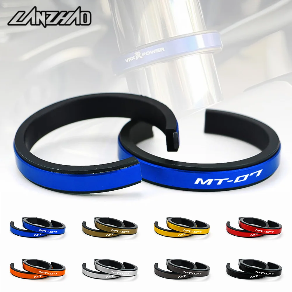 41-44Mm Mt07 Moto Ammortizzatore Anello Di Regolazione Ausiliario Accessorio Cnc Per Yamaha Mt07 Kyb Ohlins 41Mm Sospensioni Anteriori