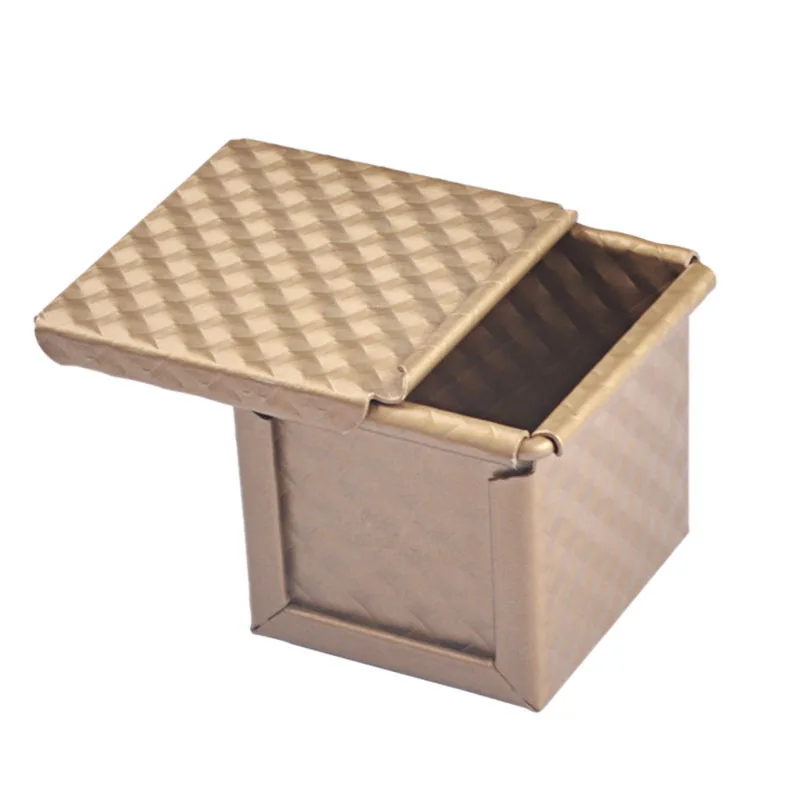 Square Loaf Pan With Lid Toast Mold Bread Pan Pullman Loaf Pan With Cover Non-Stick Mini Water Cube Toast Box
