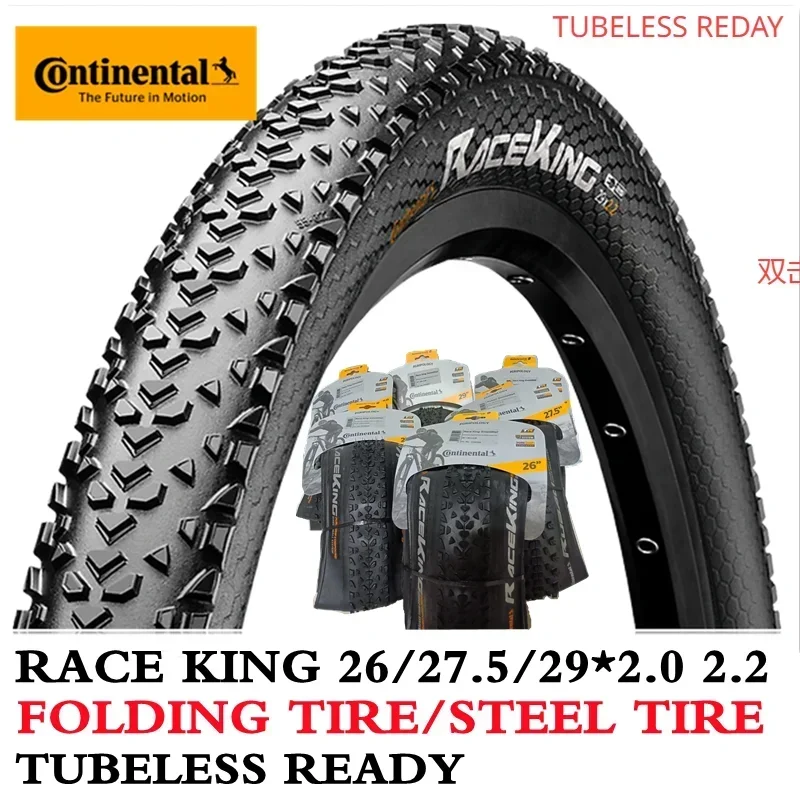Continental 26 27.5 29 2.0 2.2 Mtb Pneumatico Race King Pneumatico Per Bicicletta Anti Foratura 180Tpi Pneumatico Pieghevole Pneumatico Per Mountain B