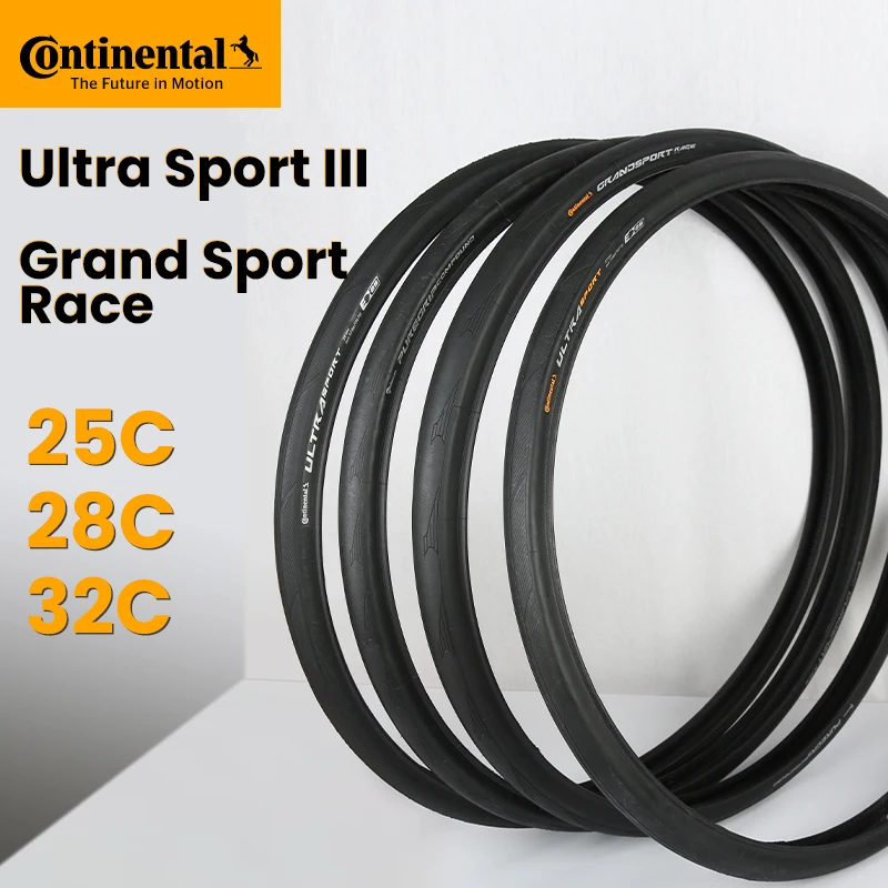 2Pcs Continental Bike Tire 700X 25/28/32C Ultra Sport Iii & Grand Sport Race Speed Racing Bicycle Wire Tires 700C Road Bike Tire