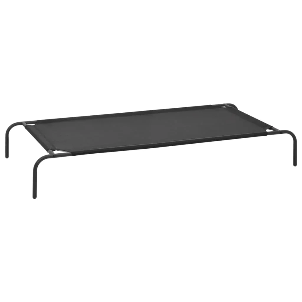 Dograising Bed Black Xl Textilene Cozy Pet Bed Suit Cull Kennel Suit Soft Basket Cats Cushion Bed Warm Winter Sofa