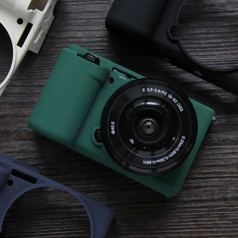 Custodia In Silicone Per Fotocamera Sony Zv-E10L Vlog Zve10 Custodia In Gomma Custodia Anti-Caduta Antigraffio Per Accessori Sony Zv-E10