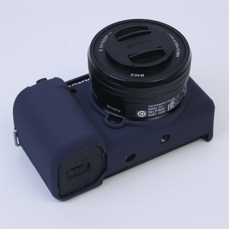 Custodia Protettiva In Silicone Per Sony Zv-E10L Vlog Custodia In Gomma Per Fotocamera Custodia Antigraffio Anti-Caduta Per Accessorio Sony Zve10