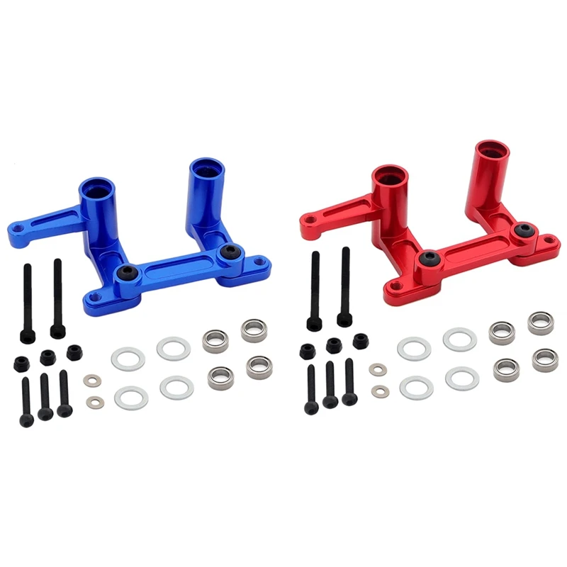 Metal Steering Bellcranks Drag Link Per 1/10 Traxxas Slash Rustler Bandit 2Wd Vxl Nitro Slash Rc Car Upgrade Parts
