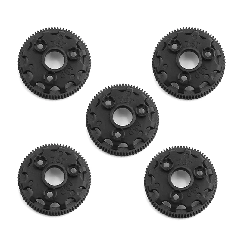 Per Traxxas 48P 76T Big Tooth Bandit Rustler Stampede Slash2Wd 4676(5 Pezzi) Accessori Di Ricambio
