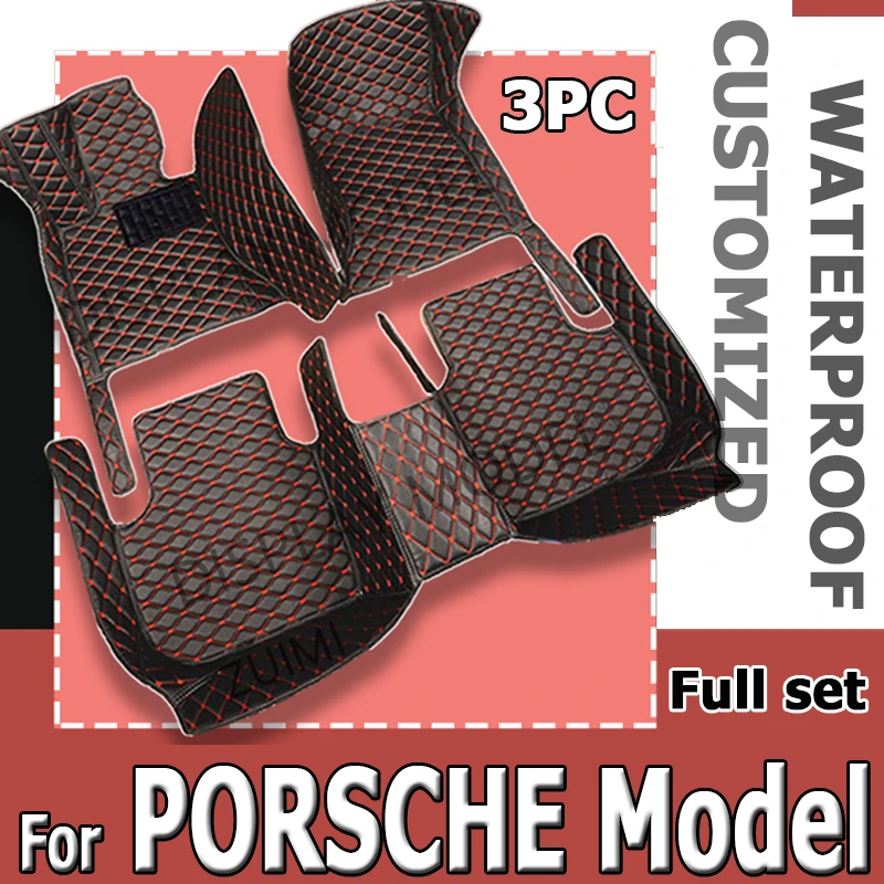 Tappetini Auto Per Porsche Cayman 987C Cayenne Mandan Boxster 987 981 911 911S 997 (2 Porte) Accessori Auto