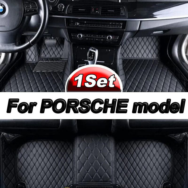 Tappetini Auto Per Porsche Cayman 987C 981C Cayenne Mandan Boxster 987 981 911 911S 997 Panamera 2022 2023 Accessori Auto