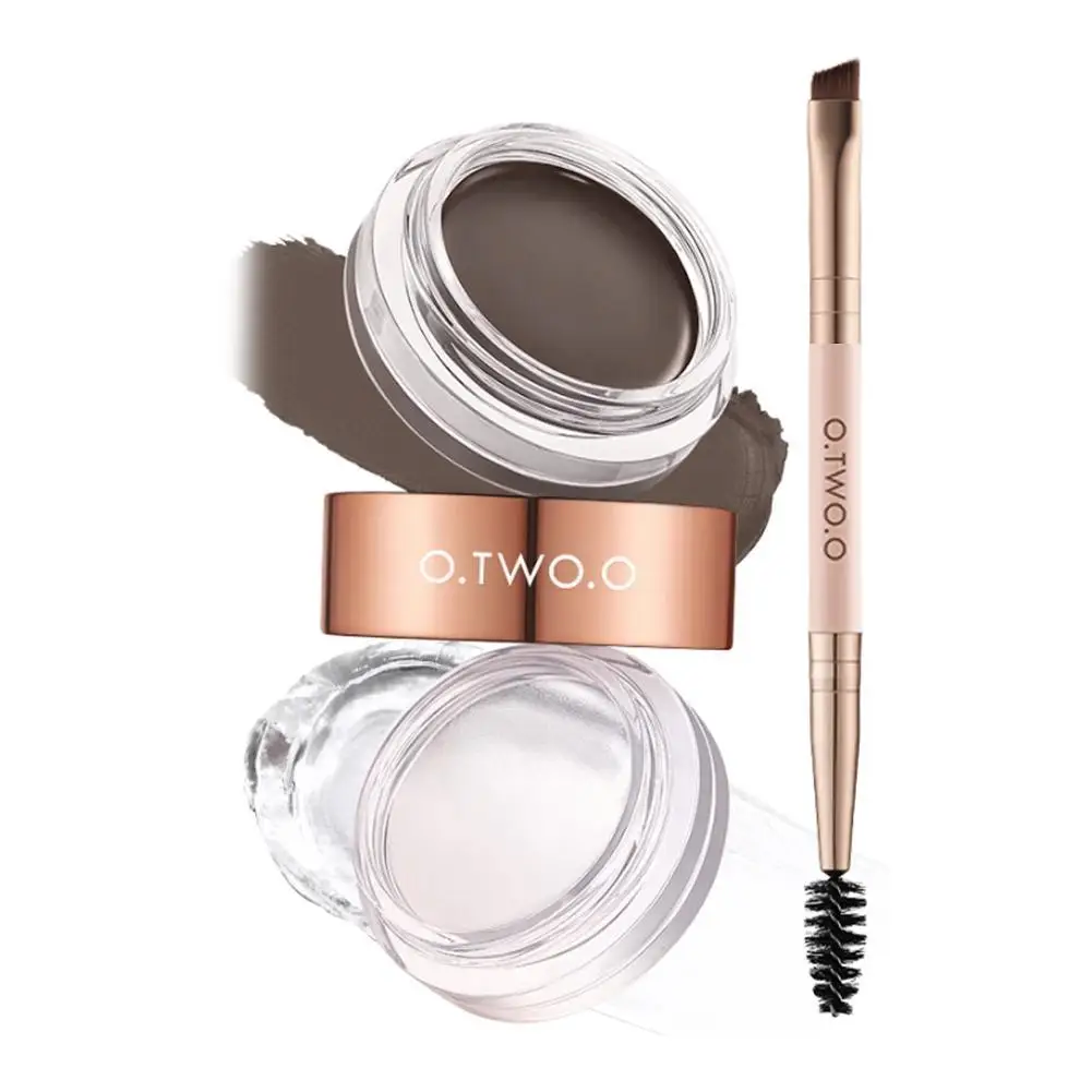 Sopracciglio Pomata Brow Gel Wax 2 In 1 Waterproof Long Lasting Creamy Texture Eye Brow Tint Enhancers Cosmetics Makeup