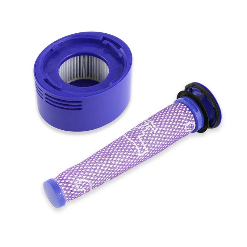 Pre Filtro + Hepa Post-Kit Filtro Per Dyson V7 V8 Vuoto Di Ricambio Pre-Filtro (Dy-96566101) E Post-Filtro (Dy-96747801)