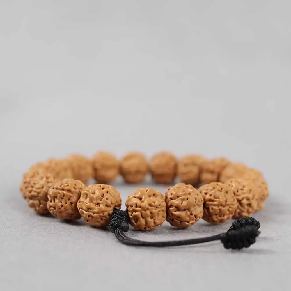 Rudraksha Mala 10Mm Beads Buddhism Bracelet Energy Elegant Chakra Restore Elegant Easter Glowing Handmade Inspiration