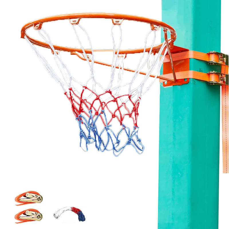 35Cm No Punching Basketball Rim Kids Aldult Indoor E Outdoor Canestro Da Basket Standard Hanging Basket Net Training Equipment