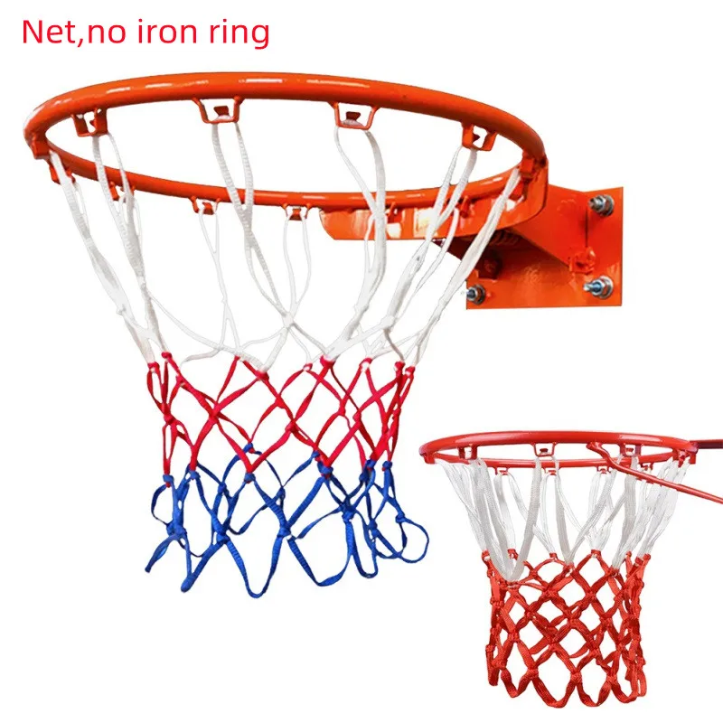 Rete Da Basket Rete Da Basket Per Tutte Le Stagioni Rosso + Bianco + Blu Canestro Da Basket Tricolore Rete Da Basket Canestro Da Basket Net