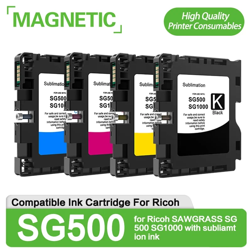 Nuovo Per Cartuccia Di Inchiostro Compatibile Sawgrass Sg500 Sg1000 Con Chip Per Ricoh Sawgrass Sg500 Sg1000 Con Inchiostro Sublimatico