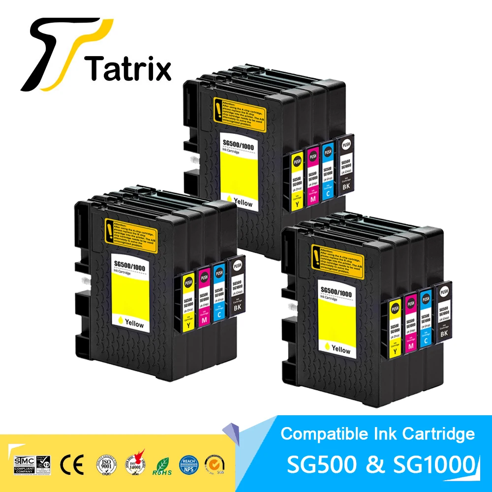 Cartuccia Di Inchiostro Compatibile Con Colore A Sublimazione Sg500 Sg1000 Tatrix Sg500 Sg1000 Per Stampante Sawgrass Sg500 Sg1000 Con Chip Con Inchio