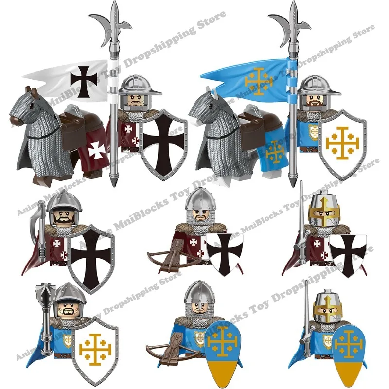 G0133 G0261 G0262 Knights Of Jertight Sublimazione Royal Roman Medievali Soldiers Anime Movies Bricks Dolls Mini Action Toy Figures