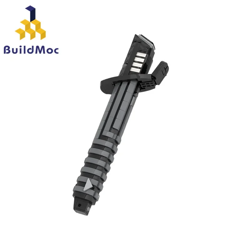 Moc-118,459 Mandalorian Darksaber Shadow Sword Building Block Modello Compatibile Con Building Block Toys