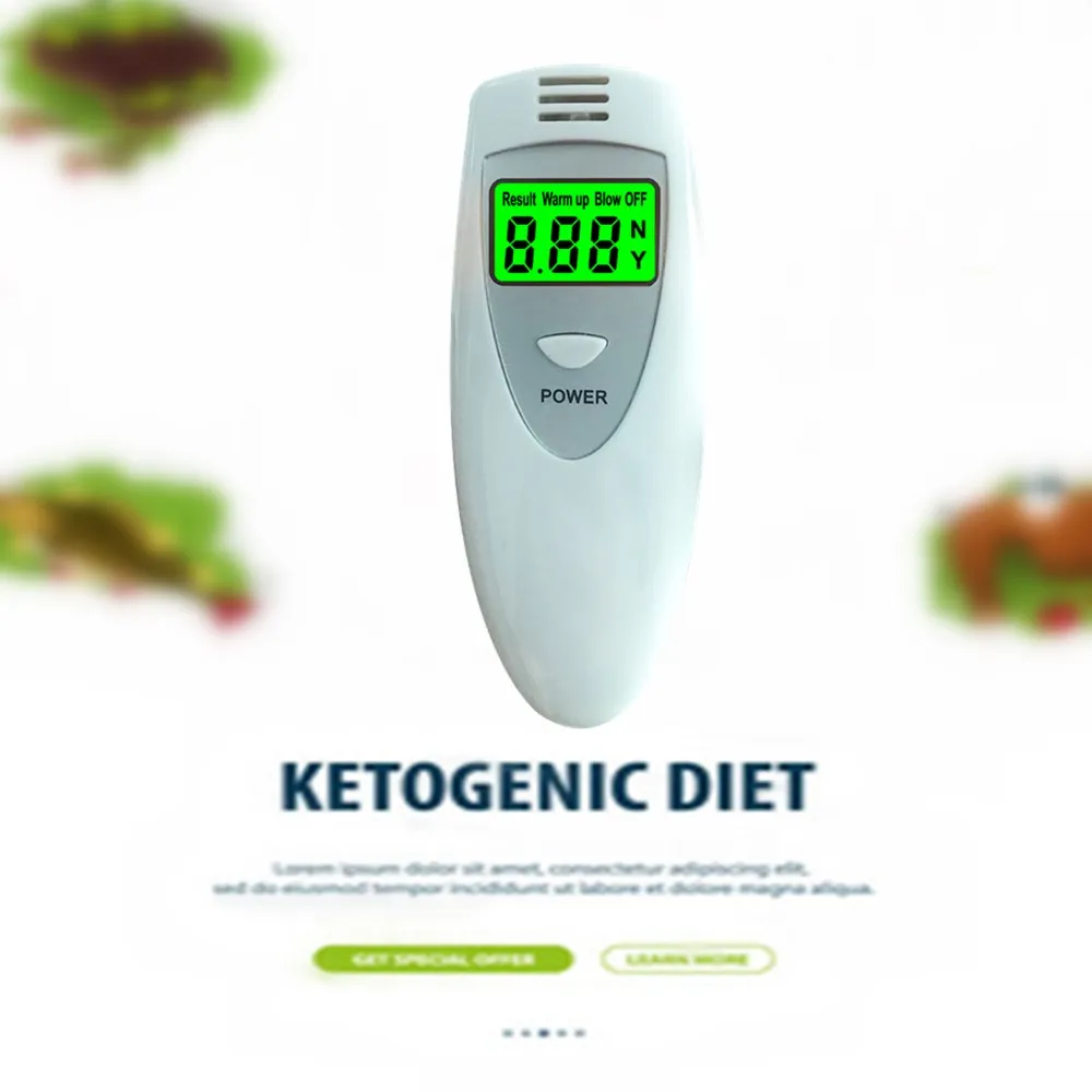 Greenwon Ketosis Meter Breath Chetone Tester Monitor Bruciare I Grassi E La Perdita Di Peso Monitor Del Rivelatore
