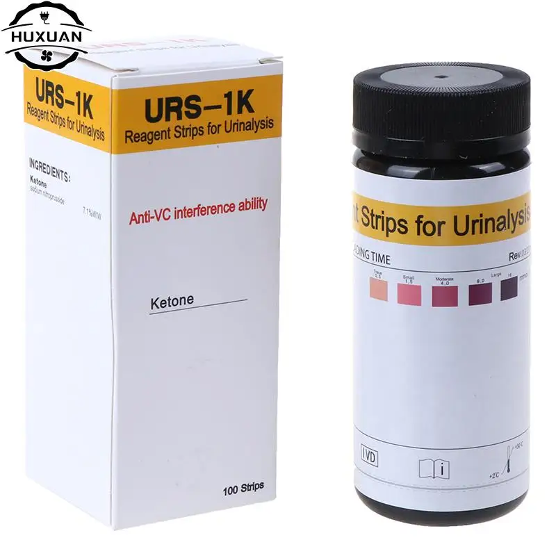 100 Pz/Set Strisce Di Ketone Casa Ketosi Urina Dieta Urinaria Perdita Di Peso Analisi Strisce Di Keto All'Ingrosso Dieta Sana Tester Del Corpo