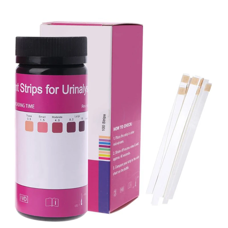 100 Strisce/Set Strisce Reattive Ketone Test Urina Reagente Striscia Keto Dieta Perdita Di Peso Analisi