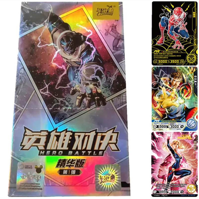 2023 New Marvel Essence Card Iron Man Hulk Card Genuine Avengers Card Parallel Universe Spider-Man Card Regalo Di Halloween Di Natale