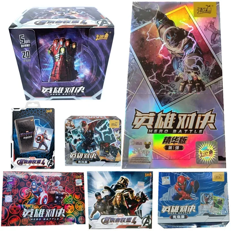 2023 New Marvel Iron Man Hulk Cards Genuine Avengers Card Parallel Universe Spider-Man Card Regalo Di Natale Toy Collection Card