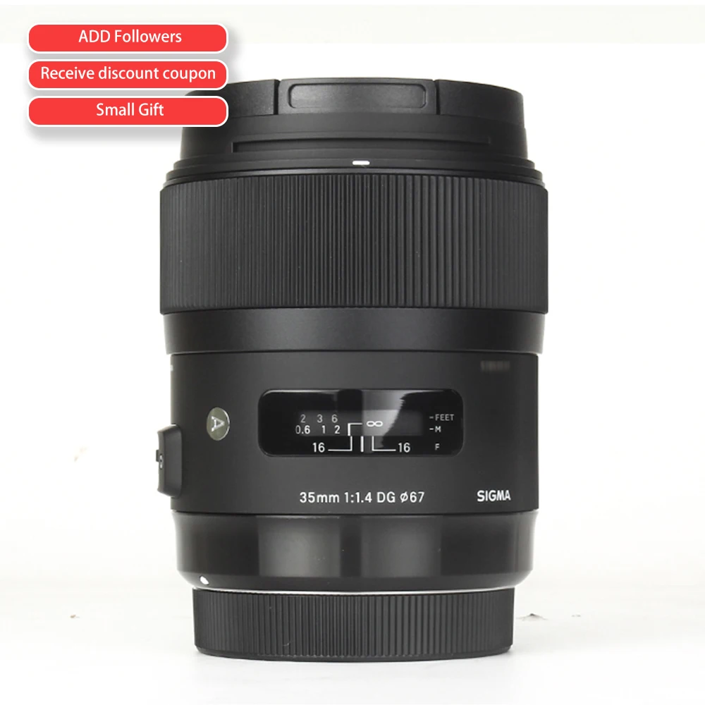 Lente Sigma 35Mm F/1.4 Dg Hsm Art Para Telecamere Dslr