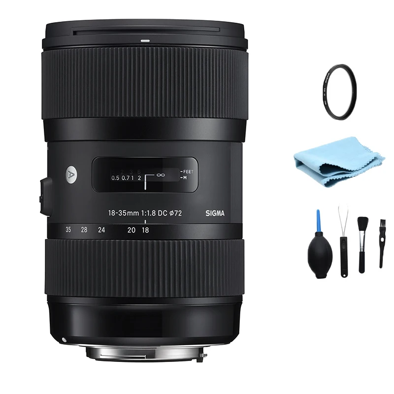Sigma 18-35Mm F1.8 Dc Hsm Art Lens Aps-C Formato Grandangolare Zoom 18-35Mm Obiettivo F1.8 Per Montaggio Nikon