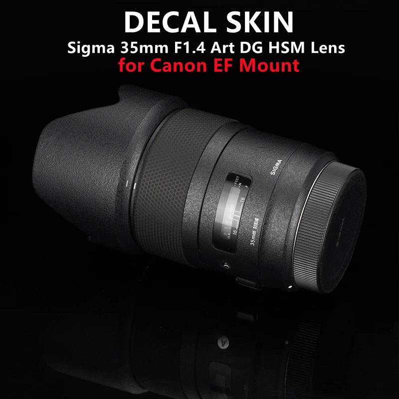 Sigma 35 1.4 Ef Lens Decal Skin Pellicola Protettiva Per Sigma 35Mm F1.4 Art Dg Hsm Ef Mount Lens Protector Cover Warp Sticker