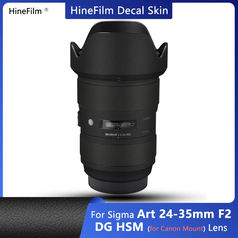 Sigma 24-35F2 Ef Mount Lens Decal Skin Sigma Art 24-35Mm F2 Dg Hsm Lens Anti Scratch Wrap Cover 24-35 F2 Lens Sticker Film