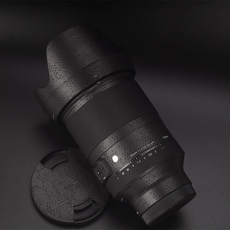 Sigma 35 F1.2 Fe Mount Lens Decal Skins 35 1.2 Pellicola Protettiva Avvolgente Per Sigma 35Mm F1.2 Dg Dn Art Lens Premium Sticker