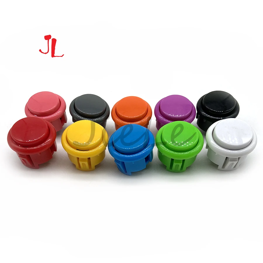12 Pz 24Mm 30Mm Copia Sanwa Obsf-30 Obsf-24 Pulsante Snap Round Arcade Jamma Mame Console Per Macchina Da Gioco Parti Fai Da Te