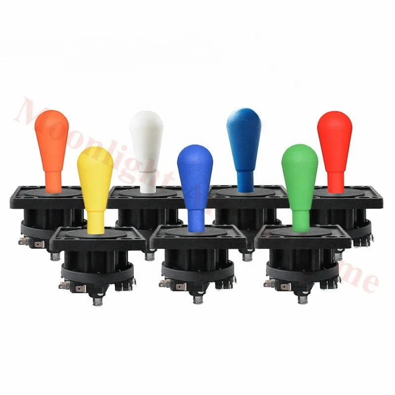 Joystick Arcade Stile Americano/Spagnolo 4 Vie 8 Vie Happ Stile Joystick Zero Ritardo Stick Durevole Joypad Jamma Macchina Da Gioco