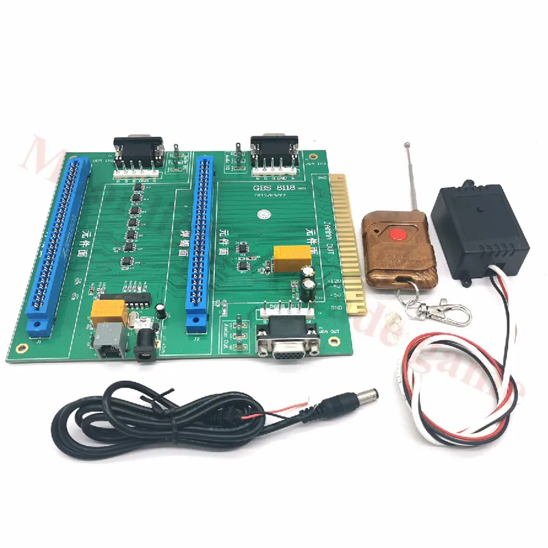 Gbs-8118 Arcade Game Board 2 In 1 Switch Control Vga Cga Multi Jamma Switcher D5271A Telecomando
