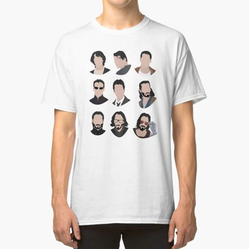 The Evolution Of Keanu Reeves T-Shirt Bill And Ted Bill And Teds Eccellente Adventure Point Break Speed The Matrix Neo Costin