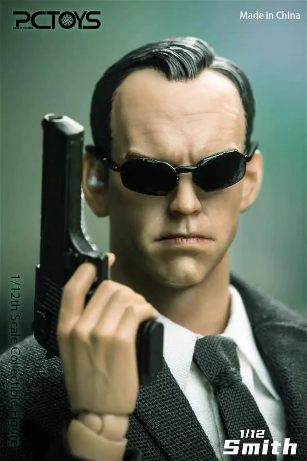 1/12 Pctoys Pc026 The Matrix Wake Up Neo Agent Smith Con Piattaforma Regalo Per I Fan Raccogliere La Festa Di Compleanno