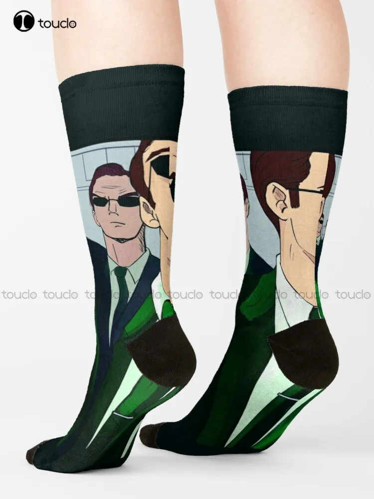 Smiths Agent Smith The Matrix Neo The Matrix Calzini Ricaricati Calzini Di Halloween Donna Confortevole Best Girls Sports Cartoon Girls