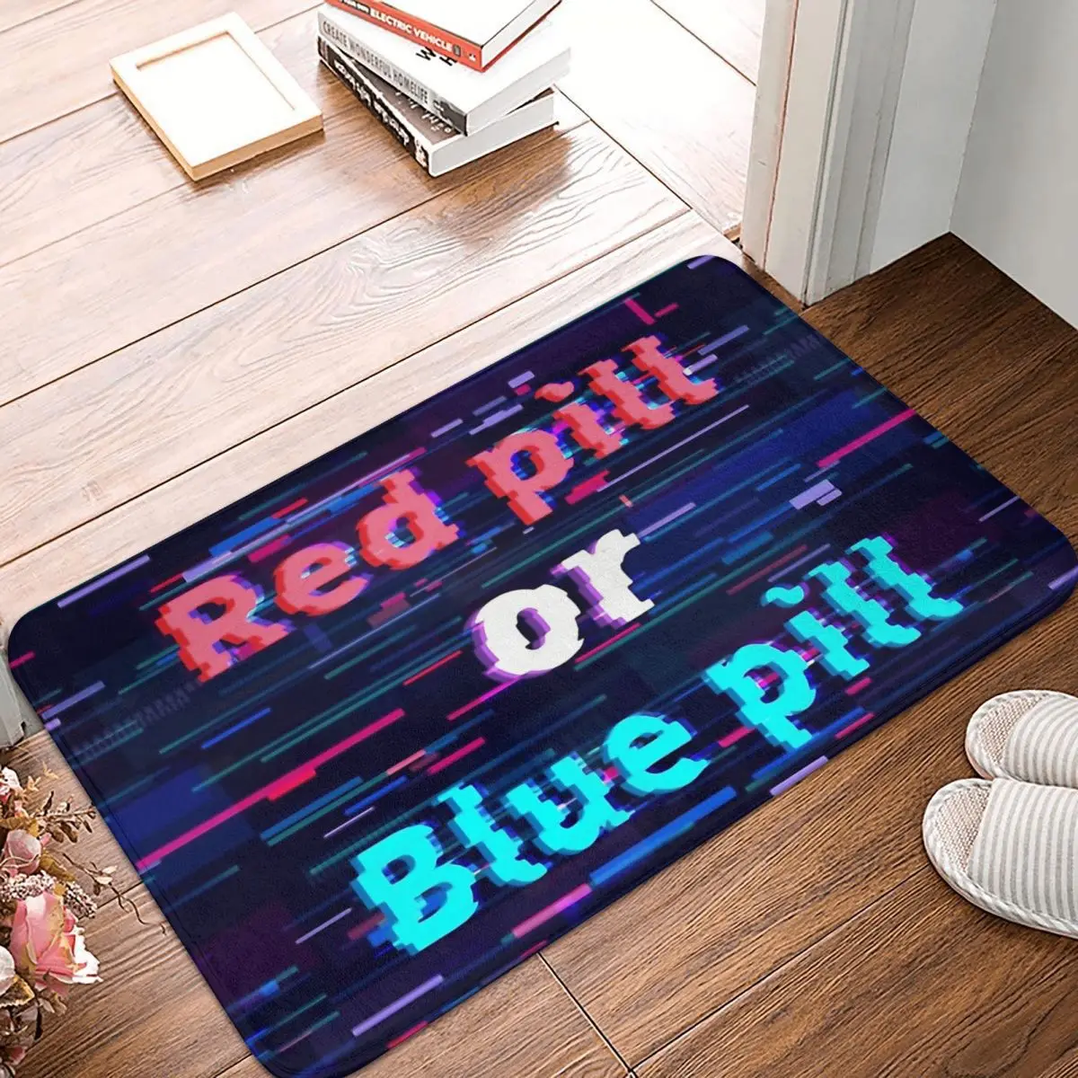 The Mat Rix Neo Anderson Morpheus Film Bagno Tappeto Antiscivolo Pillola Rossa O Pillola Blu Tappetino Camera Da Letto Porta D'Ingresso Tappetino Deco