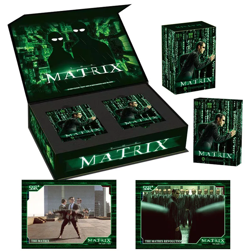 The Matrix The First Collection Cards Box Movie Character Trinity Neo Exquisite Periferiche Game Card Toy Regali Di Compleanno Per Bambini