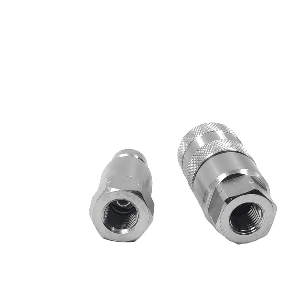 Attacco Rapido A Faccia Piatta Da 1/4 Pollici 35 Mpa Per Attrezzi Idraulici Quickjack E Attrezzatura Di Sollevamento