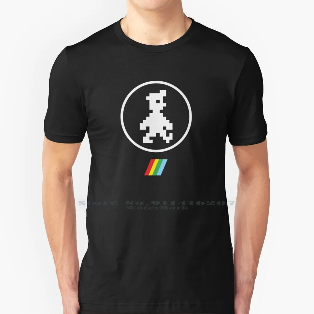 Maglietta Manic Miner 100% Puro Cotone Dvg Dizionario Dei Videogiochi Manic Miner Spectrum Zx Zx Spectrum 80S Retro Retrogames