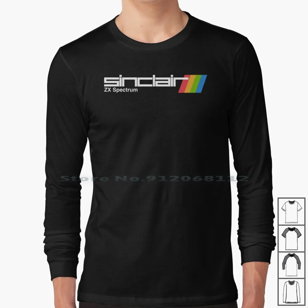 Maglietta A Maniche Lunghe Zx Spectrum Zx Spectrum 8 Bit Retro Retrogaming Retrogamer
