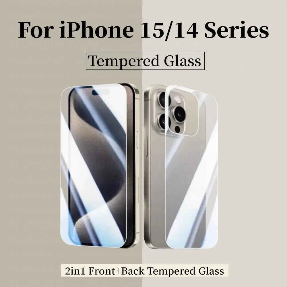 Vetro Temperato Anteriore Posteriore Per Iphone 14 15 Promax 14 15Pro Proteggi Schermo Per Iphone 14 15 Promax 15Plus 14Promax Glass